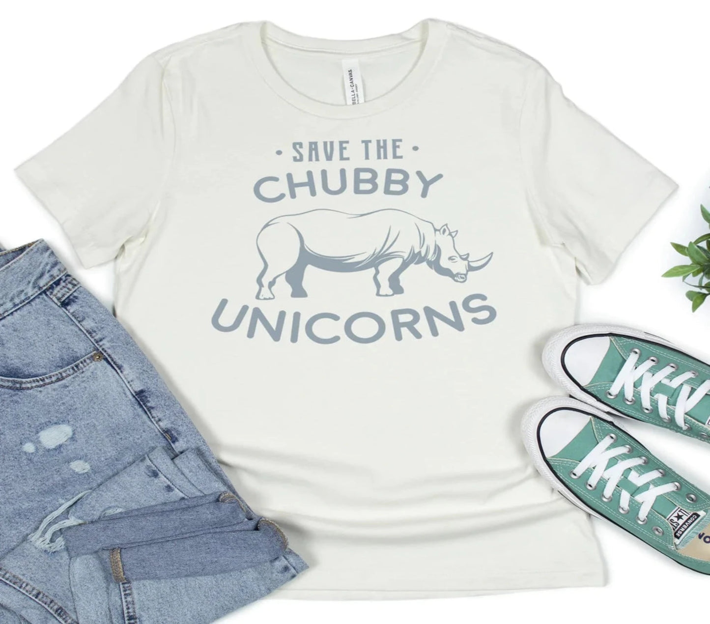 Save The Chubby Unicorns Tee