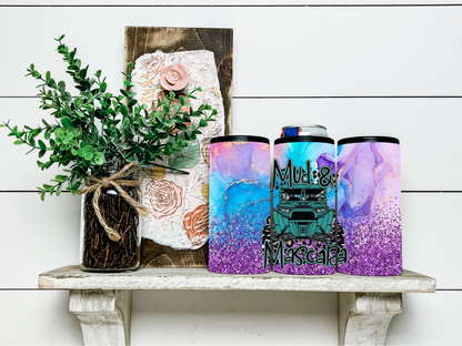 Mud & Mascara Pastel Skinny Koozie Can Cooler