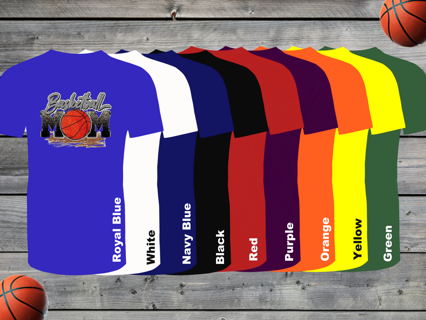 Basketball Mom Glitter Tee