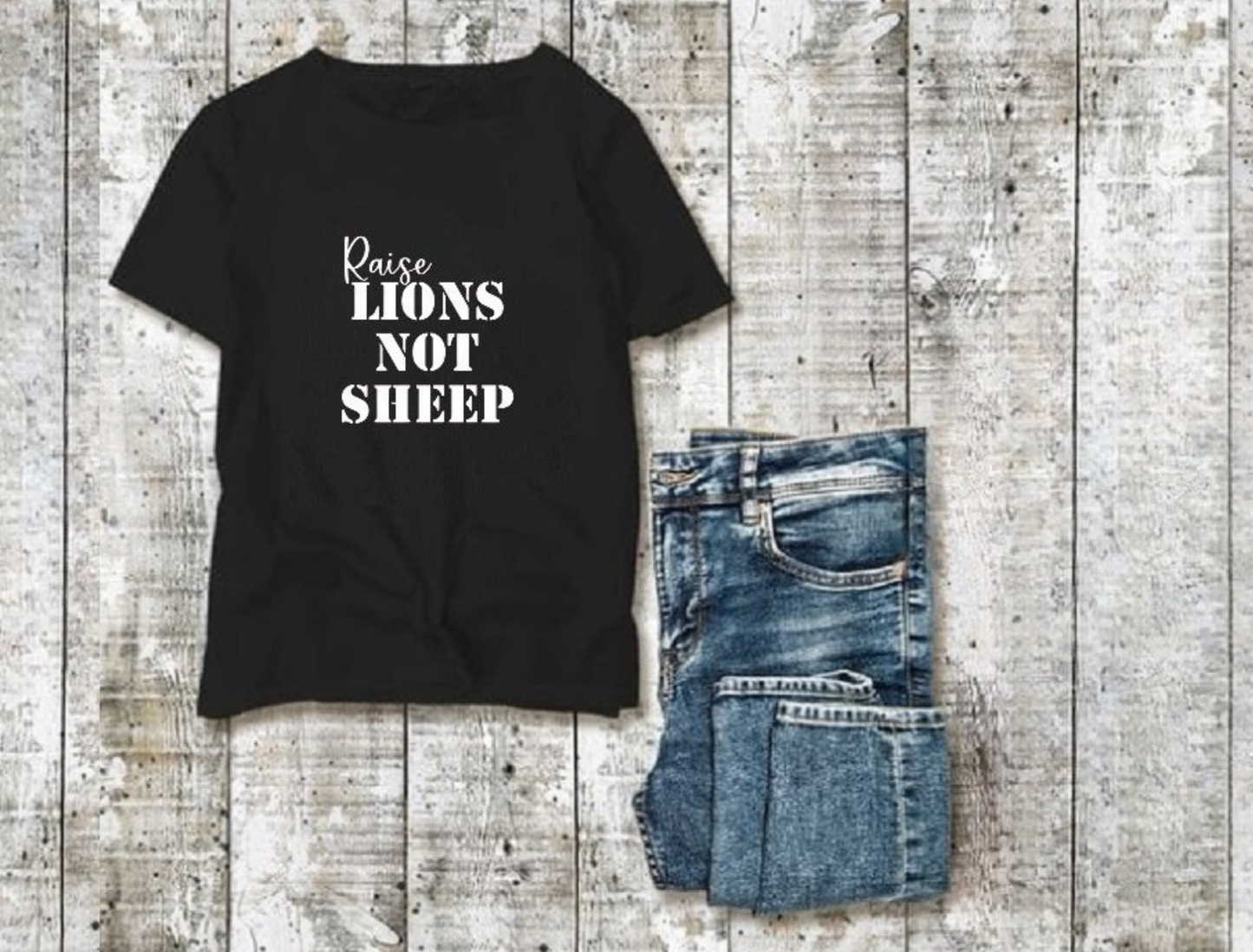 Raise Lions Not Sheep KIDS Tee