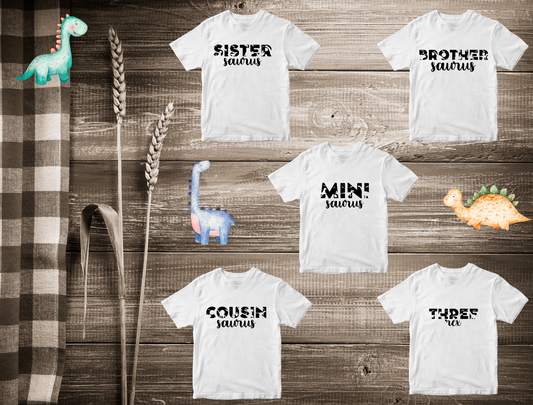 Saurus' Kids Tee's